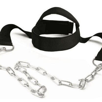 Weight Lifting Head Neck Harness Gym Workout Exercise Training Strap Belt