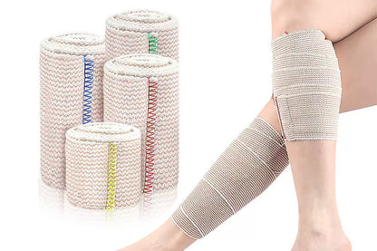 4Pcs Self Adhesive Elastic Bandage Wrap with Hook and Loop Closure for Sports