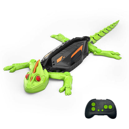 Wall Climbing RC Chameleon Toy ¨C Wall Crawler Lizard with LED Eyes for Kids