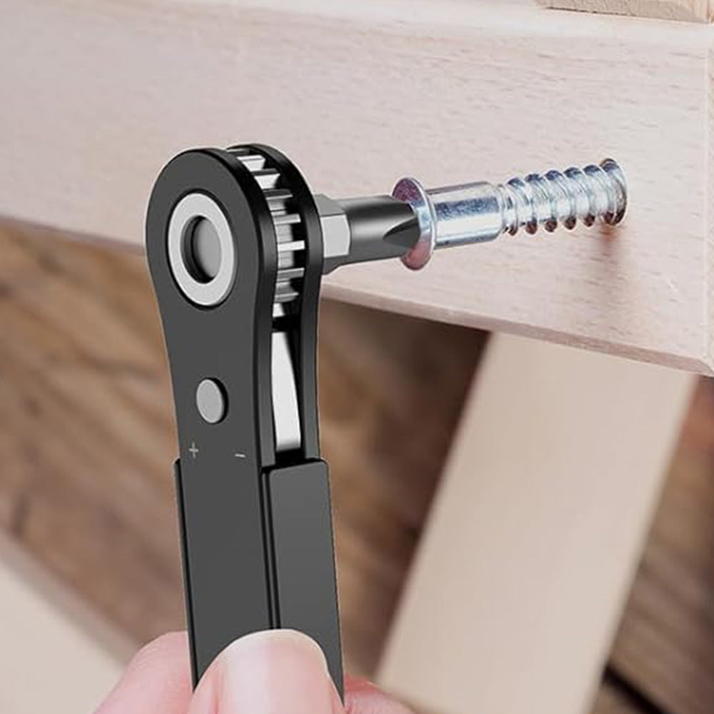 Multifunctional Right Angle Screwdriver Pocket Offset Ratcheting Screwdriver Cool Gadget