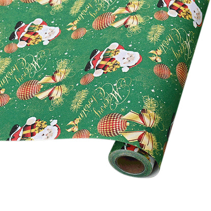 Christmas Wrapping Paper for Gift Wrap - Green