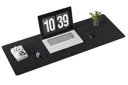 Large Felt Desk Mat Non Slip Keyboard and Mouse Pad Desk Protector for Computer Office Home