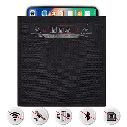 Faraday Bag for Phones Signal Blocking Bug Out Bag Prevents Hacking Tracking Spying