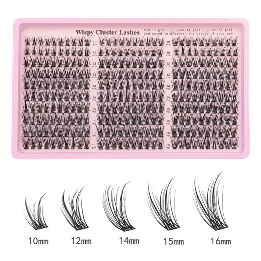 Individual Lash Clusters Kit 10â€?6mm Wispy