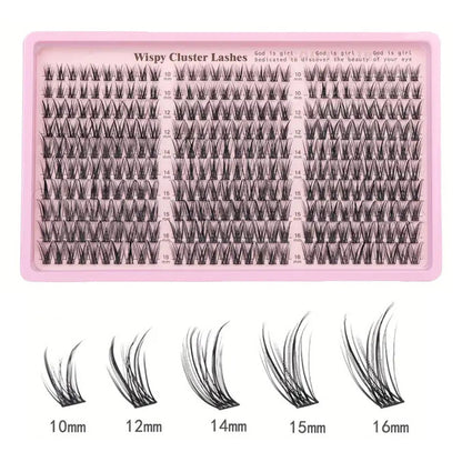 Individual Lash Clusters Kit 10â€?6mm Wispy