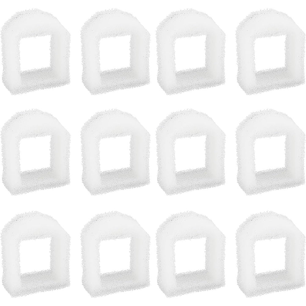 12Pcs Cat Water Fountain Foam Filters Replacement for Drinkwell Stainless Steel 360 Pet Fountain