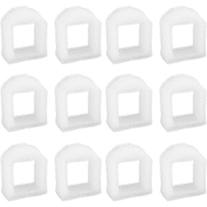 12Pcs Cat Water Fountain Foam Filters Replacement for Drinkwell Stainless Steel 360 Pet Fountain