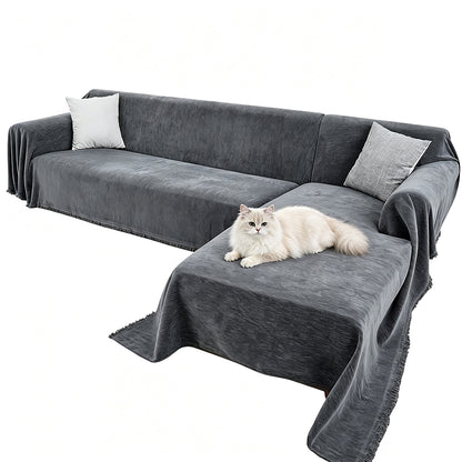 2Pcs Couch Covers for Sectional Sofa