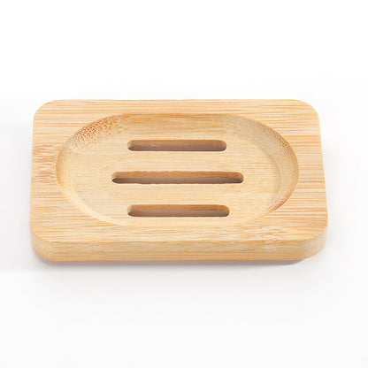 2PCS Wood Soap Dish Storage Soap Holder Soap Tray For Home Bathroom