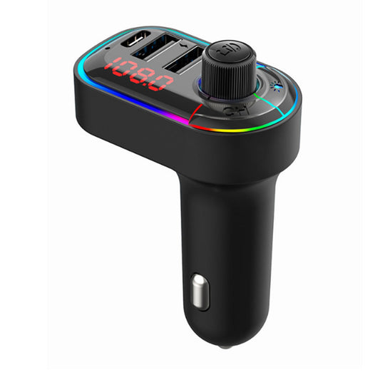 Bluetooth Wireless Radio Car Receiver FM Transmitter Adapter with Dual USB Fast Charging Ports