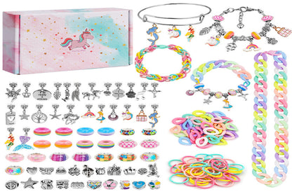 Clay Beads Bracelet Making Kit Friendship Jewelry Making Charms Gifts 180pcs