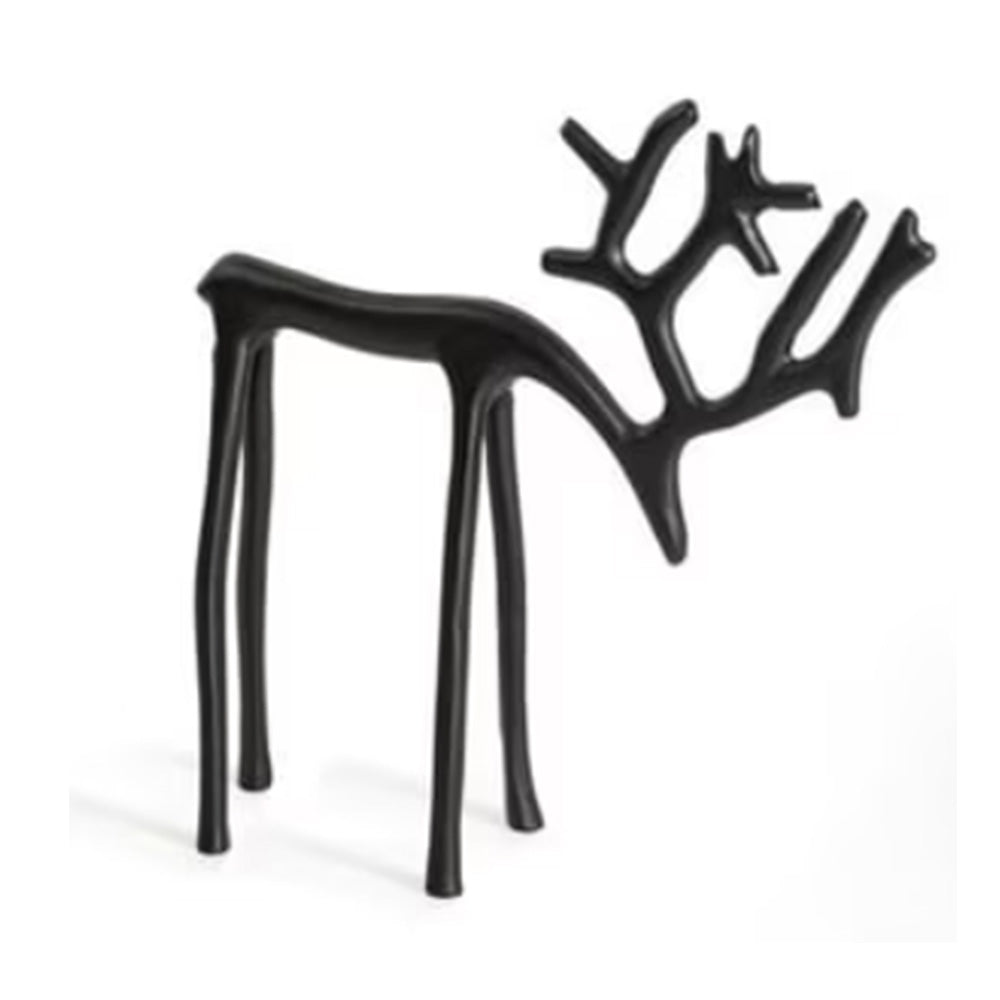 Christmas Reindeer Figurines Centerpieces Decor for Coffee Table Fireplace Small