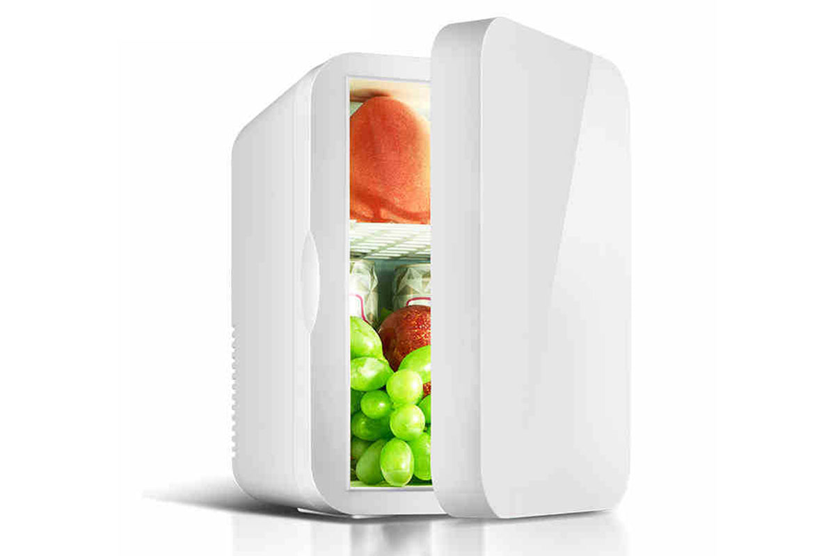 2 in 1 8L Mini Fridge Portable Freezer Drinks Beer Cooler Warmer Bar Freezer Ice Cosmetics Home Refrigerator