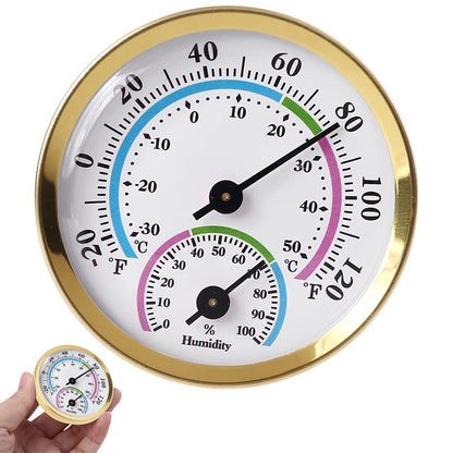 58mm Aluminum Thermometer & Hygrometer Gauge