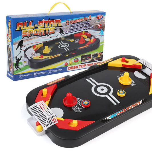 2 in 1 Ice Hockey Game Mini Soccer Table Parent Child Interaction Educational Toys