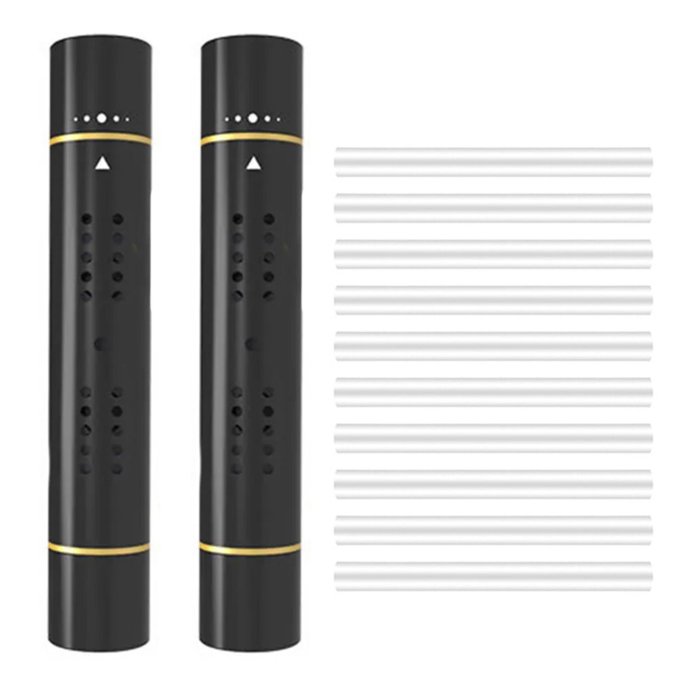 Car Air Vent Clip Air Freshener with Scent Sticks Metal Aroma Diffuser for Vehicle Interior-Black