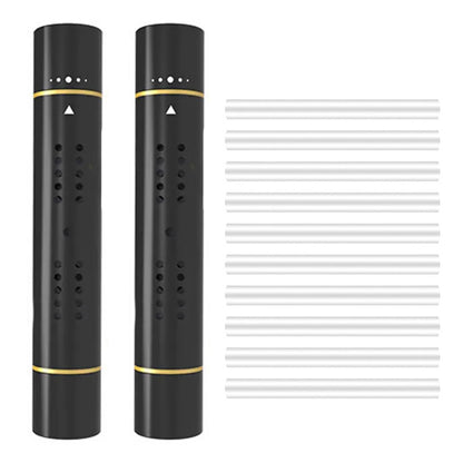 Car Air Vent Clip Air Freshener with Scent Sticks Metal Aroma Diffuser for Vehicle Interior-Black