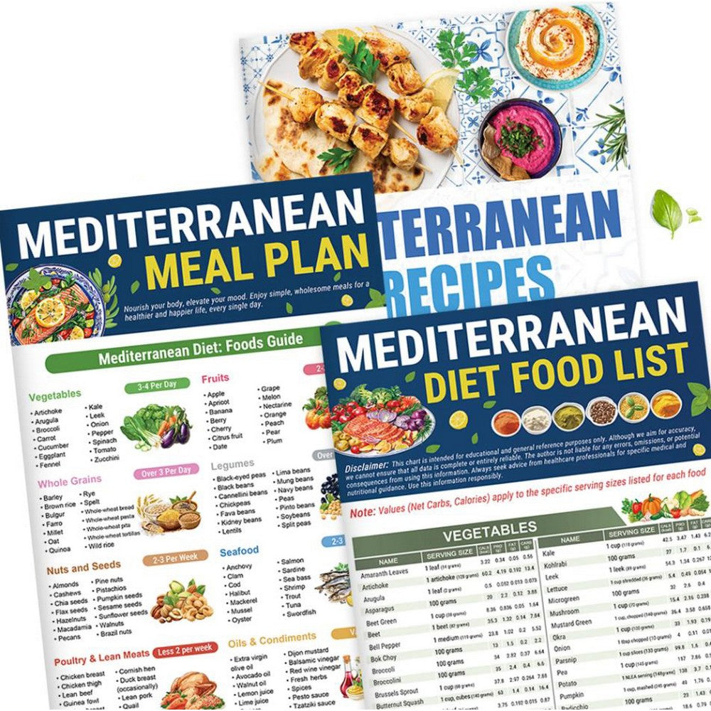 Mediterranean Diet Chart Food List Weight Loss Diet for Senior and Beginner