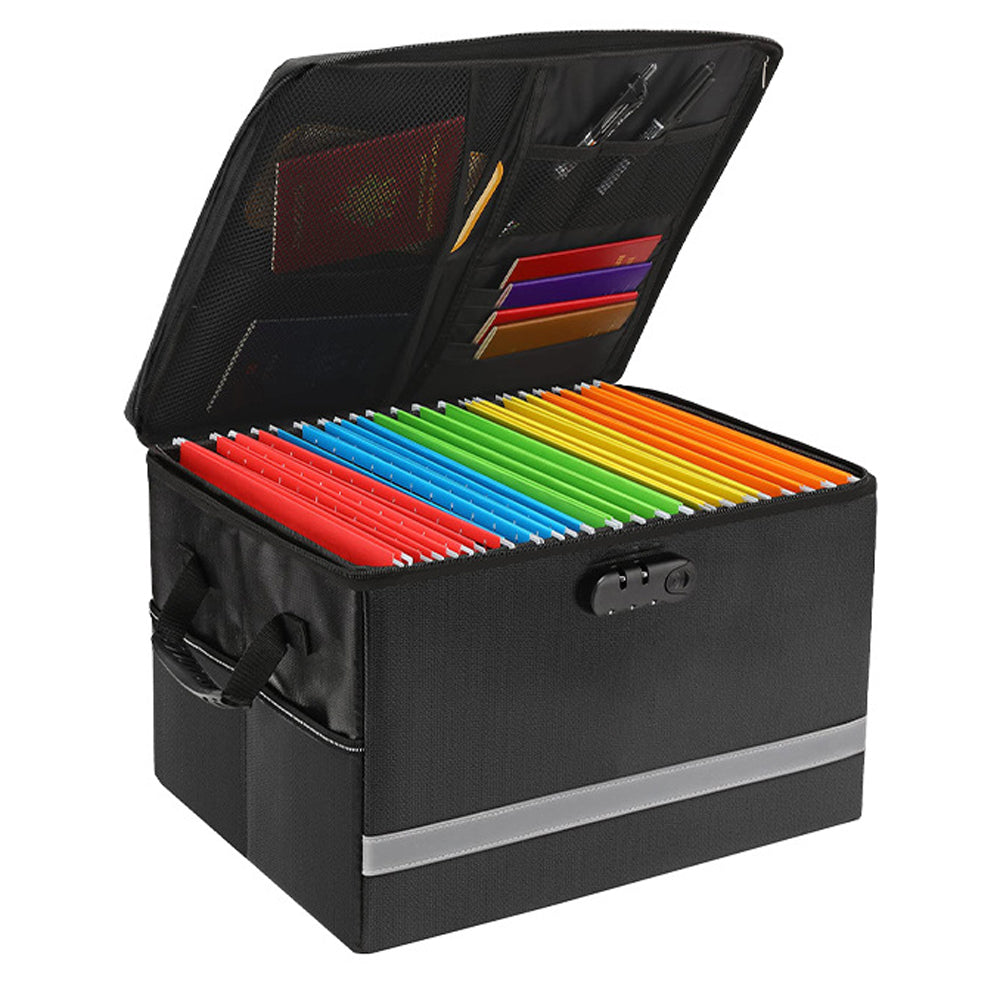 Fireproof Document Box with Combination Lock