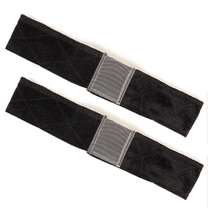 2 Piece Adjustable Velvet Wig Grip Headbands-Black
