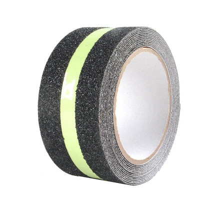 5CMx5M PVC Black Anti Slip Grip Tape with Glow in The Dark for Indoor or Outdoor