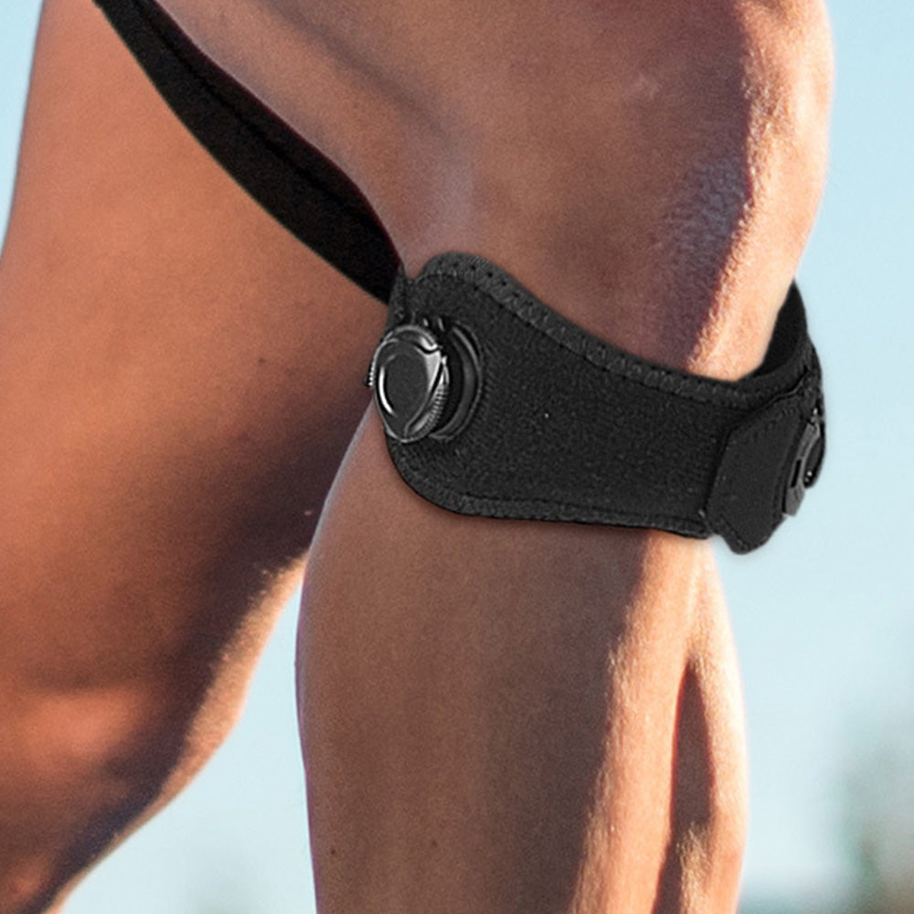 Pair of Knee Strap Patella Support Knee Band Brace for Running Sports Basketball