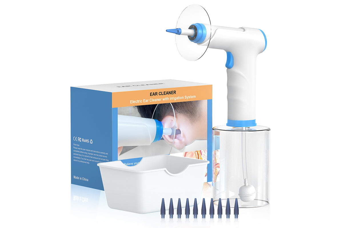 Electric Ear Wax Removal Kit Ear Cleaner with 4 Pressure Modes for Adult Ear Care