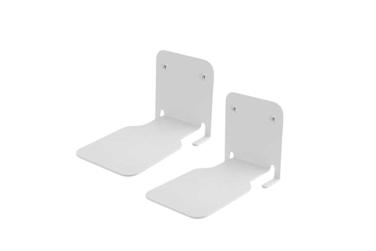 2Pcs Wall Mounted Invisible Floating Bookshelf Book Display White