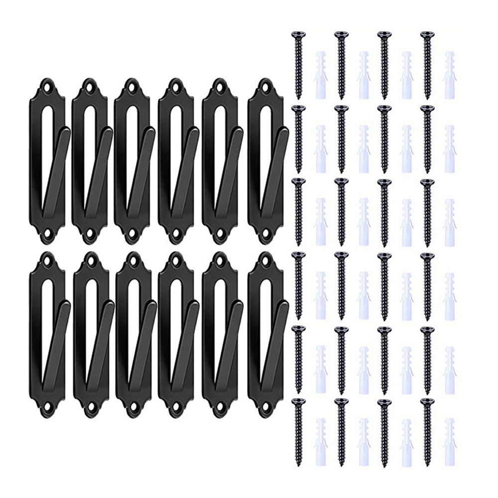 12Pcs Wall Mount Bracket Hangers Skull Hanger for Deer Elk Mule Antelope Coyote Head Decor