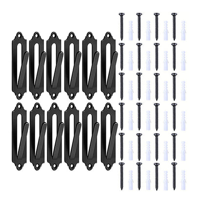 12Pcs Wall Mount Bracket Hangers Skull Hanger for Deer Elk Mule Antelope Coyote Head Decor