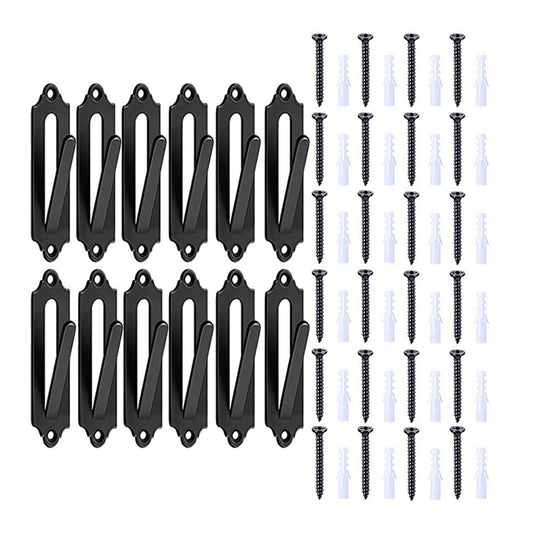 12Pcs Wall Mount Bracket Hangers Skull Hanger for Deer Elk Mule Antelope Coyote Head Decor