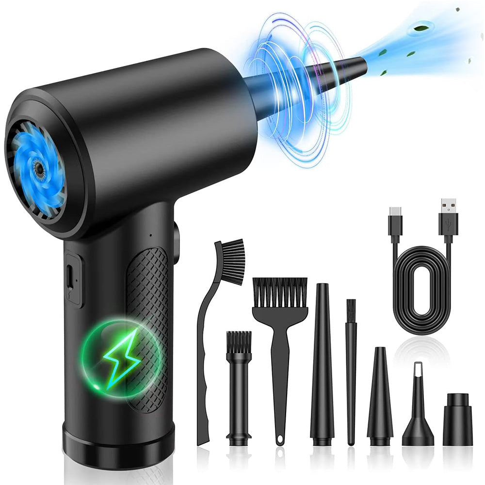 Cordless Electric Air Duster ââ‚?51000RPM Handheld Blower for PC Cleaning