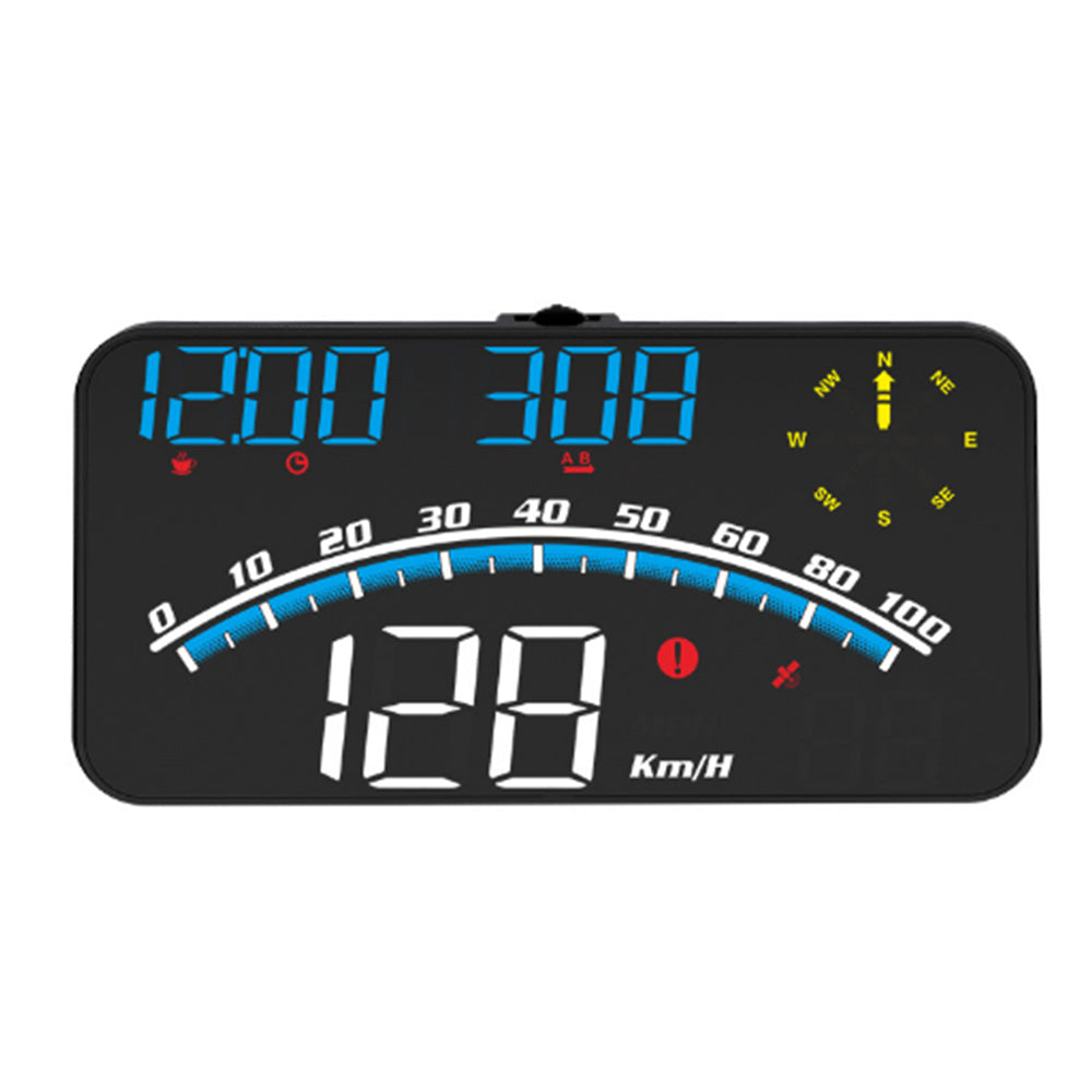 Universal Car Digital GPS Speedometer HUD Head Up Display for Vehicles MPH Overspeed Alarm