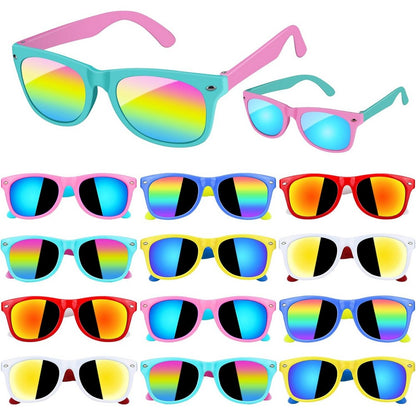 12Pcs Kids Sunglasses Bulk Kids Sunglasses Party Favor for Birthday Beach Pool Favors
