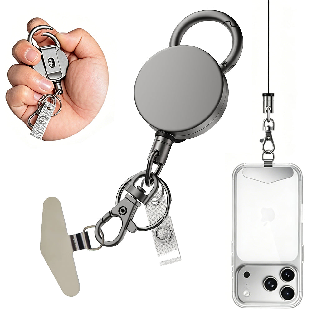 Retractable Anti Theft Phone Tether 60cm Phone Lanyard-Style2