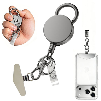 Retractable Anti Theft Phone Tether 60cm Phone Lanyard-Style2