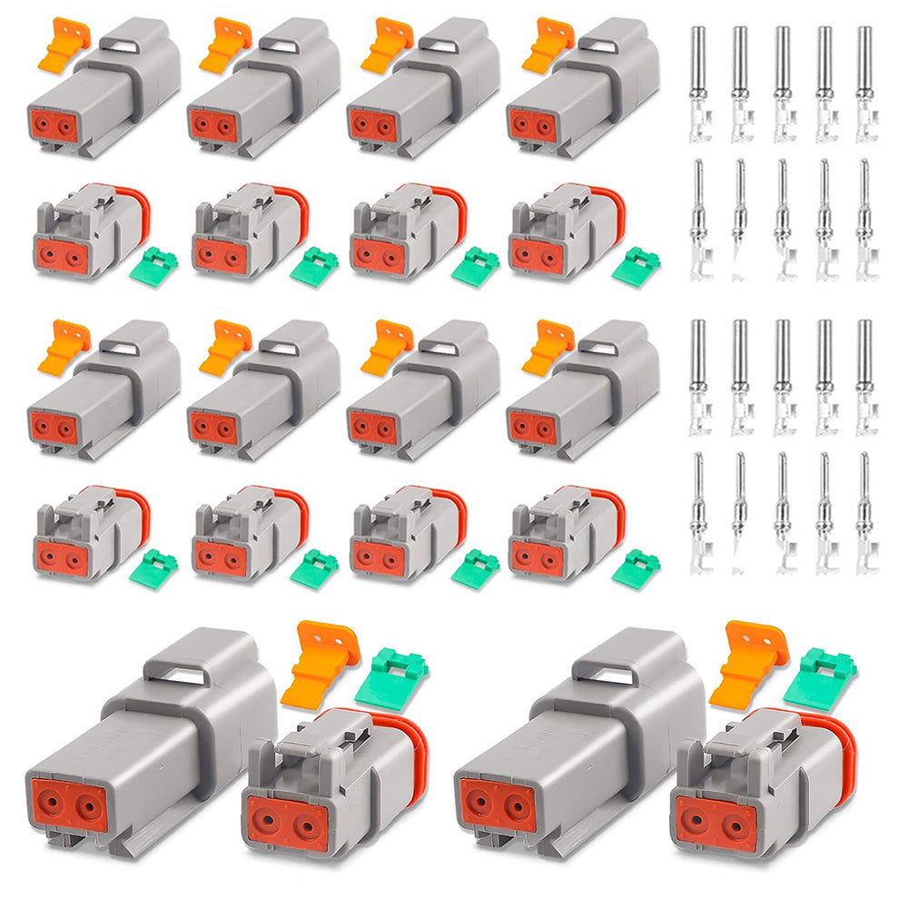 10 Kit 2 Pin Connectors for DT Deutsch