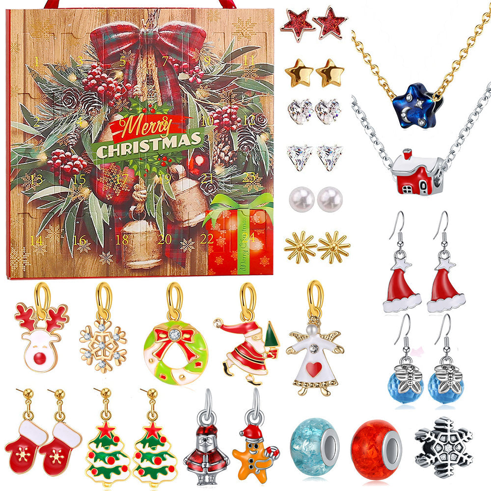 Christmas Advent Calendar DIY Jewelry Countdown Calendar