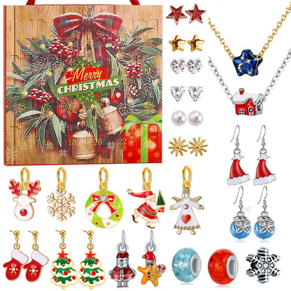 Christmas Advent Calendar DIY Jewelry Countdown Calendar