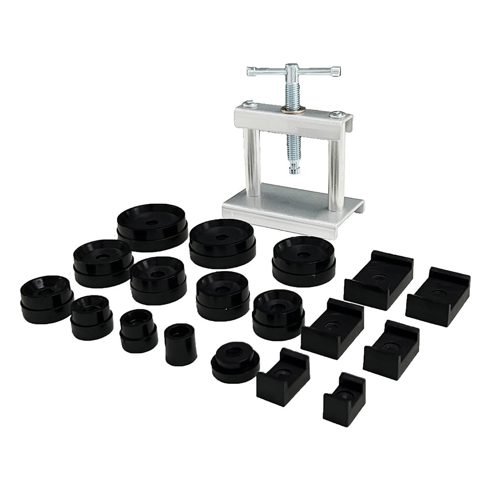 Watch Back Press Tool Kit with 18Pcs Fitting Dies for Case Repair