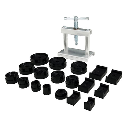 Watch Back Press Tool Kit with 18Pcs Fitting Dies for Case Repair