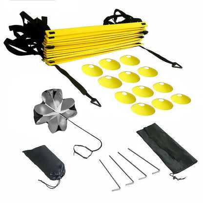 12 Rung Speed Agility Ladder Training Set Exercise Ladders for Football Soccer Footwork Training Sports