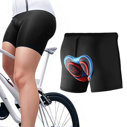 Unisex 9D Silicone Padded Cycling Underwear Breathable Bike Shorts L