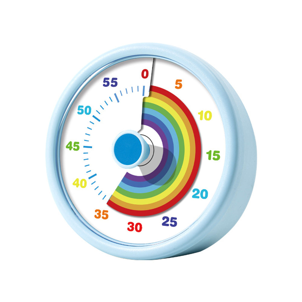 Visual Timer 60 Minute Countdown Clock Silent for Kitchen Classroom-Blue