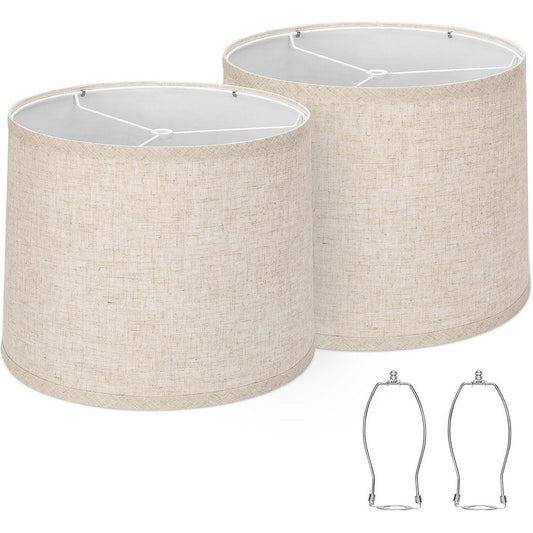 Lampshades Set of 2 Village Linen Small Lamp Shades for Table Lamps