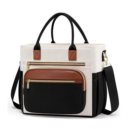Insulated Lunch Bag Double Layer Leakproof Cooler Tote for Work