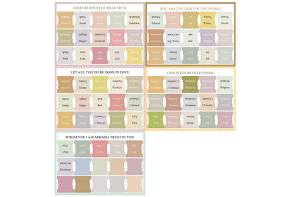 Laminated Bible Tabs Easy to Read and Apply Bible Tabs Bible Index Tabs