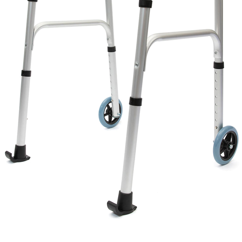 4Pcs Walker Ski Glides for Standard Walkers Anti-Friction TPR Universal Walker Accessories for Indoor Use Black