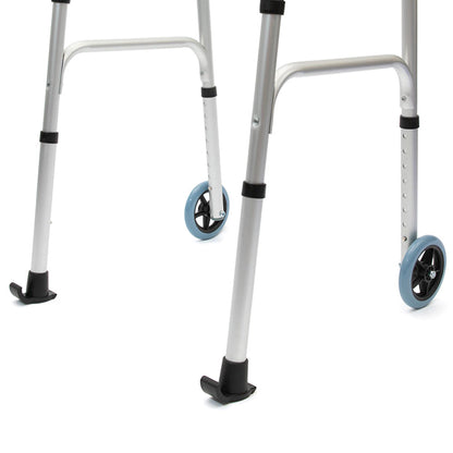 4Pcs Walker Ski Glides for Standard Walkers Anti-Friction TPR Universal Walker Accessories for Indoor Use Black