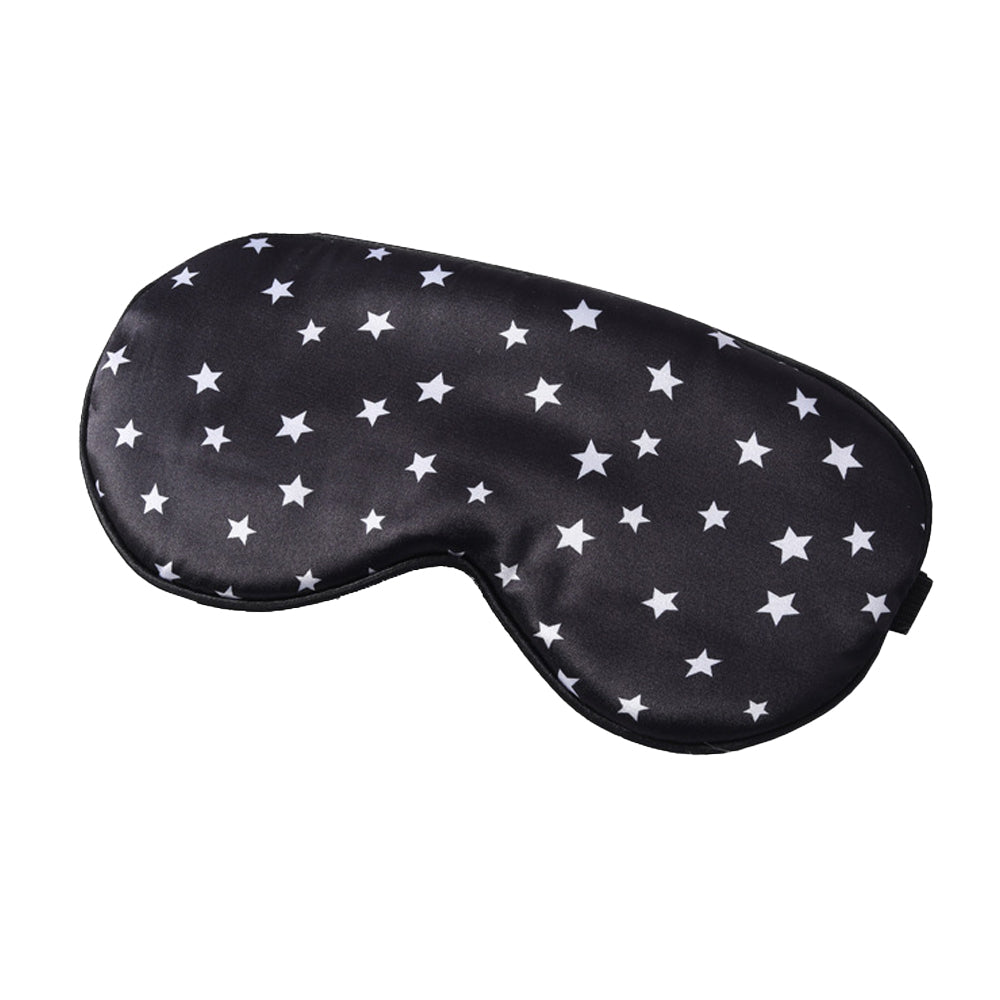 2pcs Silk Travel Sleeping Mask Pure Mulberry with Adjustable Strap Silk Eyepatch Mask -Black and Navy